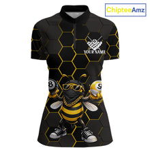 Load image into Gallery viewer, Hexagon Funny Thief-Bee 8 Ball And 9 Ball Women Billiard Pool Jersey Custom Billiard Team Appeal NYN2760