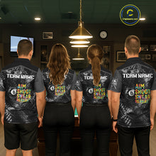 Load image into Gallery viewer, Aim Shoot Swear Repeat Ball Pool Women Polo &amp; 1/4-Zip Team Shirt Custom 8 Ball Billiards Apparel NYN2466