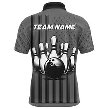 Load image into Gallery viewer, Personalized Bowling Shirt for Men Camo Bowling Jersey Polo Shirt Unisex QZT276