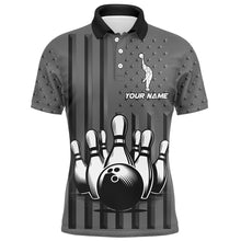 Load image into Gallery viewer, Personalized Bowling Shirt for Men Camo Bowling Jersey Polo Shirt Unisex QZT276