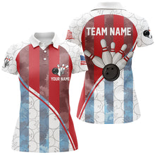 Load image into Gallery viewer, Bowling Shirt for Women Bowling Tournament Jersey Unisex Polo Bowling Shirt QZT273