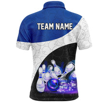 Load image into Gallery viewer, Personalized Bowling Shirt Custom Bowling Team League Bowling Jersey Men Polo Shirt QZT260