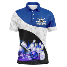 Load image into Gallery viewer, Personalized Bowling Shirt Custom Bowling Team League Bowling Jersey Men Polo Shirt QZT260