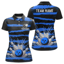 Load image into Gallery viewer, Women Camo Bowling Shirts Polo Custom Bowling Team Jersey League Multicolor QZT472