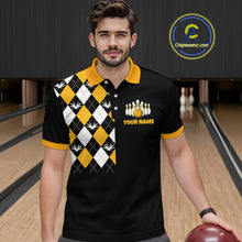 Load image into Gallery viewer, Chick Bowling Shirt Funny Chicken Bowling Team Jersey for Men Polo &amp; Quarter-Zip Bowling League QZT705