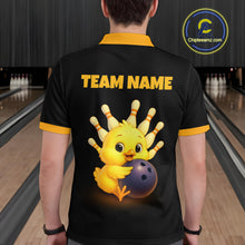 Load image into Gallery viewer, Chick Bowling Shirt Funny Chicken Bowling Team Jersey for Men Polo &amp; Quarter-Zip Bowling League QZT705