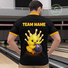 Load image into Gallery viewer, Chick Bowling Shirt Funny Chicken Bowling Team Jersey for Men Polo &amp; Quarter-Zip Bowling League QZT705
