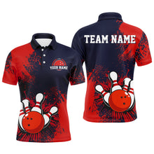 Load image into Gallery viewer, Personalized Men&#39;s Bowling Shirts Bowling Jersey Polo Bowling Performance QZT497