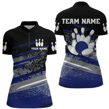 Load image into Gallery viewer, Personalized Women's Bowling Jersey Quarter Zip Bowling Team Shirts Bowling Gifts QZT501