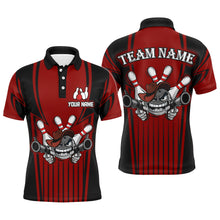 Load image into Gallery viewer, Custom Bowling Shirt for Men Bowling Jersey Bowling Team League Polo Shirt QZT44