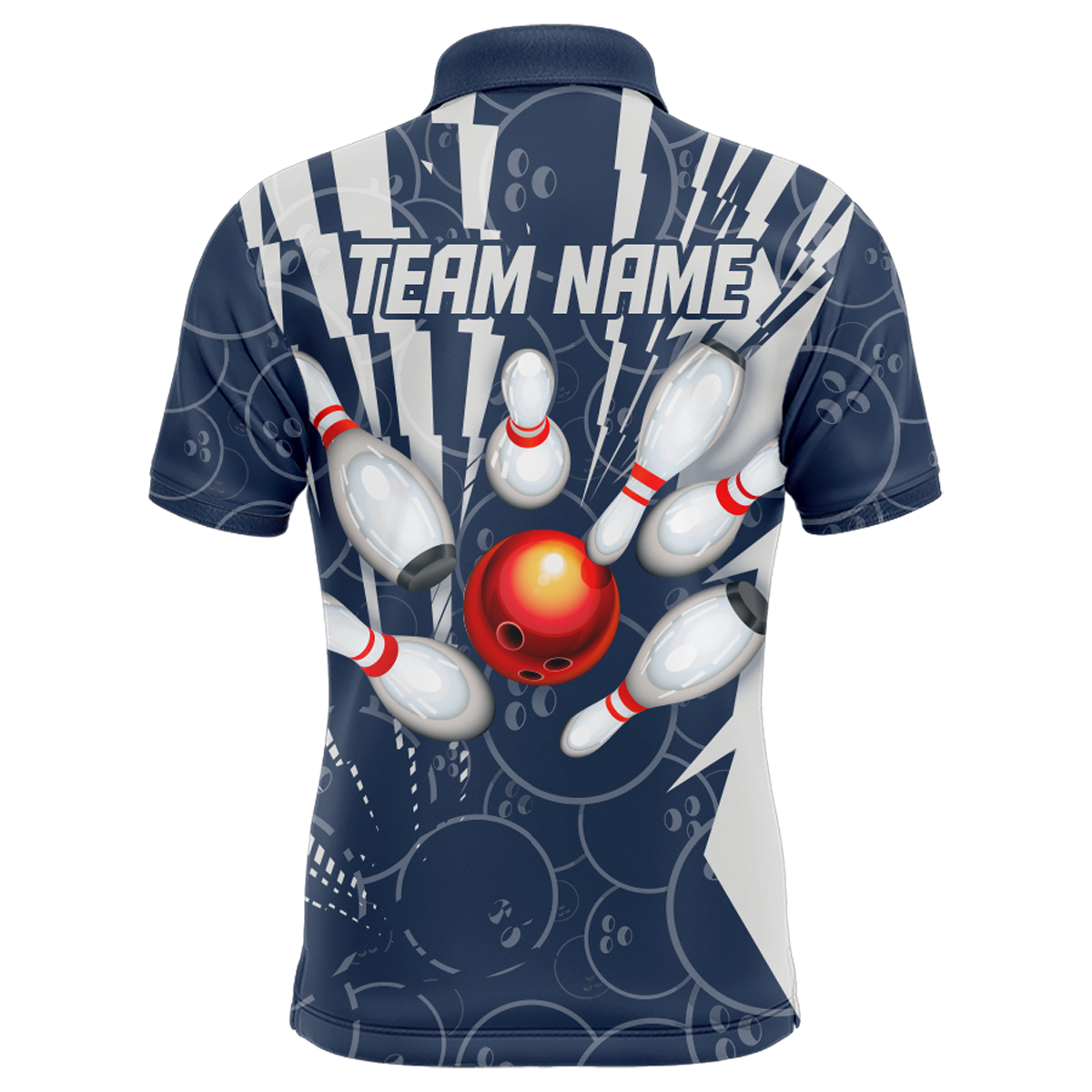 Custom Bowling Shirt Bowling Jersey for Men Bowling Team League Polo Shirt QZT252
