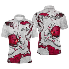 Load image into Gallery viewer, Personalized Unisex Bowling Jersey Polo Bowling Team Shirt for Men Bowler Gift QZT498