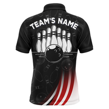 Load image into Gallery viewer, Bowling Shirt American Camo Bowling Jersey Customized for Men Polo Bowling Team League QZT262