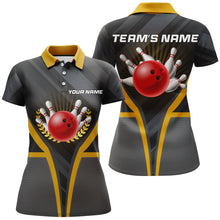 Load image into Gallery viewer, Custom Bowling Shirt for Men and Women Bowling Jersey Bowling Team League Polo &amp; Quarter-Zip Shirt QZT5