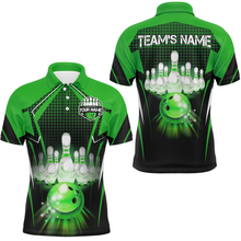 Load image into Gallery viewer, Personalized Bowling Jersey Bowling Jersey Bowling Polo Shirt for Men QZT59