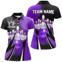 Load image into Gallery viewer, Personalized Bowling Shirts for Women Bowling Team Jersey Polo Bowling Shirt QZT440
