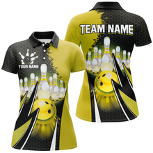 Load image into Gallery viewer, Personalized Bowling Shirts for Women Bowling Team Jersey Polo Bowling Shirt QZT440