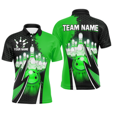 Load image into Gallery viewer, Personalized Bowling Shirts for Men Bowling Team Jersey Polo Bowling Shirt QZT440