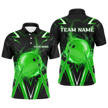 Load image into Gallery viewer, Personalized Bowling Team Shirts for Men Polo Short Sleeves Bowling Multicolor QZT455