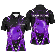 Load image into Gallery viewer, Personalized Bowling Team Shirts for Men Polo Short Sleeves Bowling Multicolor QZT455