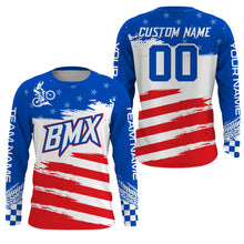 Load image into Gallery viewer, American Bicycle Jersey UPF30+ Patriotic BMX Racing Off-Road Adult&amp;Kid BMX Life Jersey| LUT09