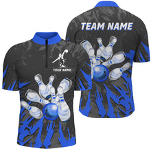 Load image into Gallery viewer, Custom Bowling Quarter-Zip Shirt For Men &amp; Women Team Bowling Jersey Multicolor BDT458