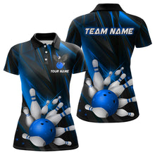 Load image into Gallery viewer, Eagle Bowling Polo Shirts For Men &amp; Women Custom Team Bowling Jersey Uniform Bowler Gift | Blue BDT524