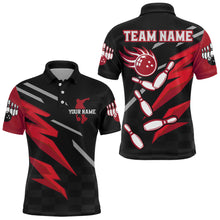 Load image into Gallery viewer, Bowling Polo Shirt For Men Custom Bowling Jersey Team League Bowling Shirts BDT306