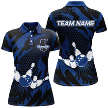 Load image into Gallery viewer, Bowling Jerseys For Women Custom Bowling Polo Shirt Team League Bowling Shirts BDT326