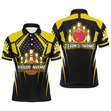Load image into Gallery viewer, Personalized Bowling Jersey For Men Bowling Polo Shirt For Team Strike BDT271