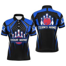 Load image into Gallery viewer, Personalized Bowling Jersey For Men Bowling Polo Shirt For Team Strike BDT271