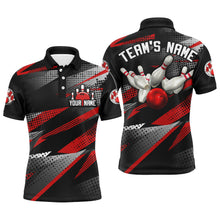 Load image into Gallery viewer, Bowling Polo Shirt For Men Bowling Team League Jersey Custom Bowling Shirt BDT268