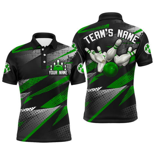 Bowling Polo Shirt For Men Bowling Team League Jersey Custom Bowling Shirt BDT268