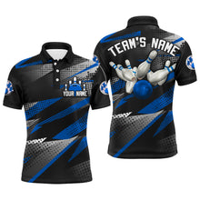Load image into Gallery viewer, Bowling Polo Shirt For Men Bowling Team League Jersey Custom Bowling Shirt BDT268