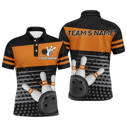 Bowling Polo Shirts For Men Bowling Team Jersey Custom Bowling Shirt BDT220