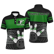 Load image into Gallery viewer, Bowling Polo Shirts For Men Bowling Team Jersey Custom Bowling Shirt BDT220