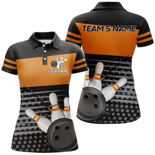 Bowling Polo Shirts For Women Bowling Team Jersey Custom Bowling Shirt BDT221