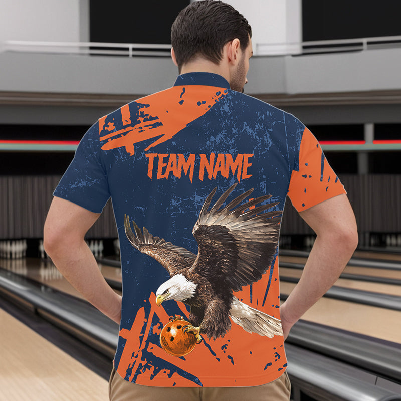 Custom Eagle Bowling Shirts Bowling Jersey for Men Women and Team Personalized MBL73