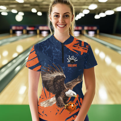 Custom Eagle Bowling Shirts Bowling Jersey for Men Women and Team Personalized MBL73