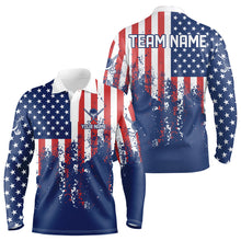 Load image into Gallery viewer, Custom Patriotic Golf Polo Shirts for Men Women Team Golf Shirts Personalized MMG48