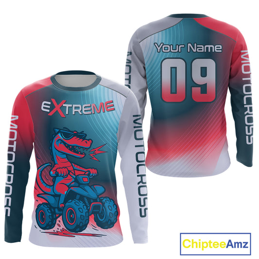 Alligator ATV Motocross Racing Jersey Custom ATV Shirts Kid Women Men Quad Jersey MX125