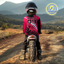Load image into Gallery viewer, Pink Motocross Racing Jersey Custom Dirt Bike Jersey Men Kid Women Off Road Jersey XM366