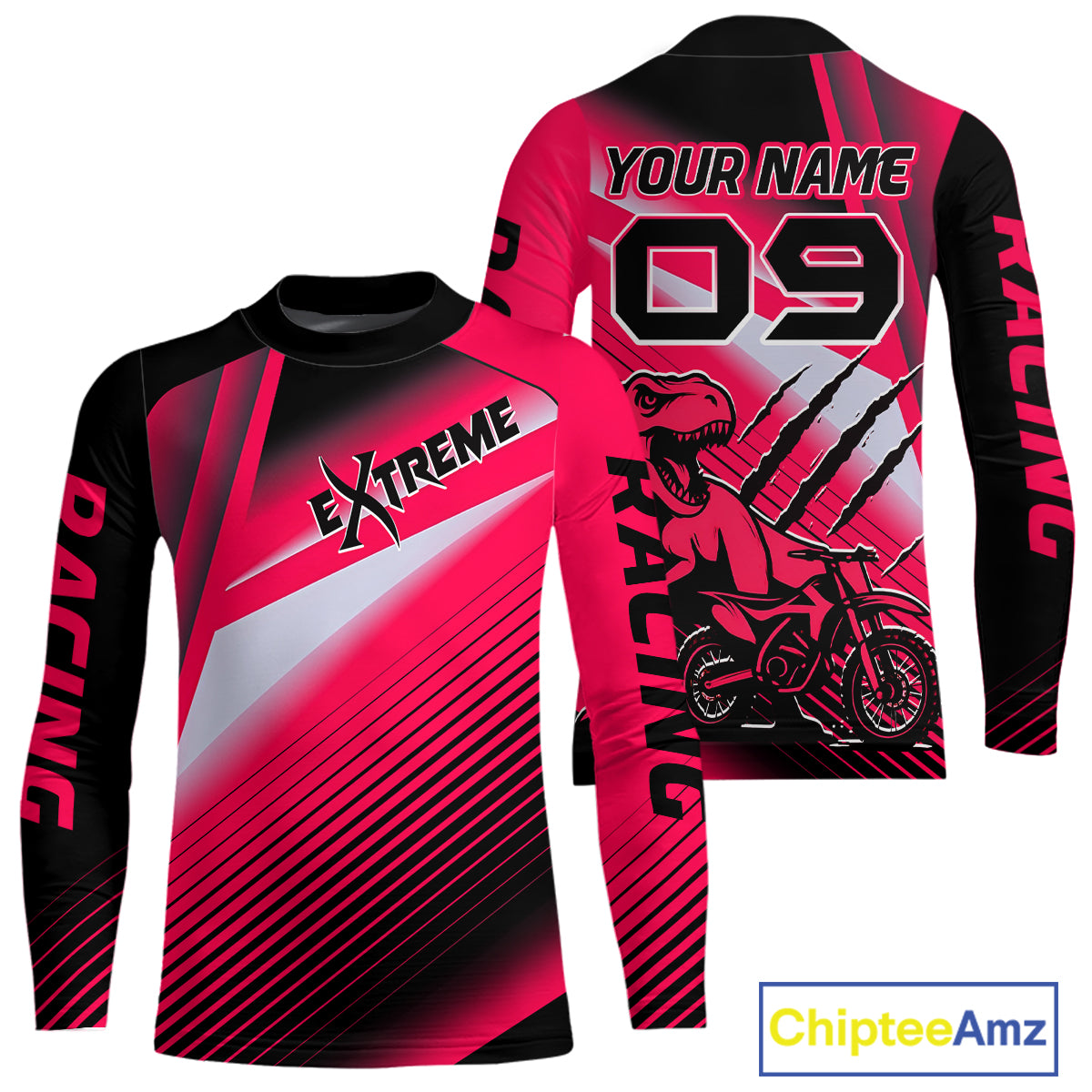Pink Motocross Racing Jersey Custom Dirt Bike Jersey Men Kid Women Off Road Jersey XM366