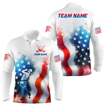 Load image into Gallery viewer, Custom US Golf Polo Shirt Patriotic Golf Shirts for Men Women Golf Polo Shirt MMG02