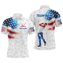 Load image into Gallery viewer, Custom Golf Polo Shirt American Golf Shirts for Men Women US Golf Patriotic Polo Shirt MMG05