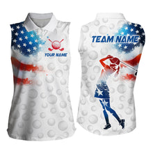 Load image into Gallery viewer, Custom Golf Polo Shirt American Golf Shirts for Men Women US Golf Patriotic Polo Shirt MMG05