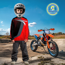 Load image into Gallery viewer, Red Motocross Racing Jersey Custom Dirt Bike Jersey Men Kid Women Off Road Jersey XM359