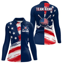Load image into Gallery viewer, Custom American Flag Golf Polo Shirt for Men Women Patriotic Golf Polo US Shirt MMG25