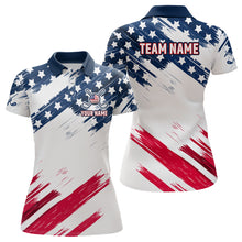 Load image into Gallery viewer, Custom Patriotic Golf Polo Shirt US Flag Golf Shirts for Men Women Team MMG30
