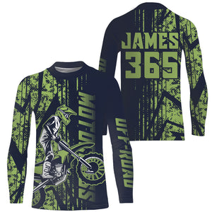Dirt Bike Jersey Motocross Racing Shirt Men Kid UPF30+ Motorcycle Off-Road Jersey XM221